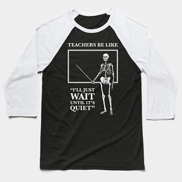 I'll Just Wait Till It's Quiet Baseball T-Shirt by veerkun